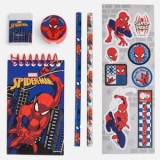 Set Scolar cu Imprimeu Spiderman, 6 Piese, Multicolor, CMCLASS
