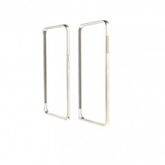 Husa Bumper Metal Samsung S6 g920 Silver & Gold