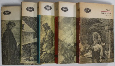 MIZERABILII , VOLUMELE I - V de VICTOR HUGO , 1969 foto
