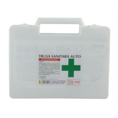 Trusa Medicala de Prim Ajutor pentru Autoturisme, Avizata MS si Licentiata RAR, Valabilitate 24 Luni, Trusa Sanitara de Prim Ajutor Auto, Trusa Prim A foto