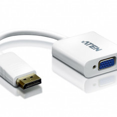 Adaptor Displayport la VGA T-M Alb, ATEN VC925