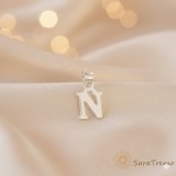 Cumpara ieftin Pandantiv initiala Litera N din argint