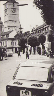 HST P2/529 Poză centrul orașului Sibiu 1968 foto