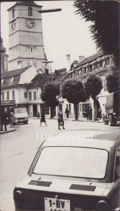 HST P2/529 Poză centrul orașului Sibiu 1968