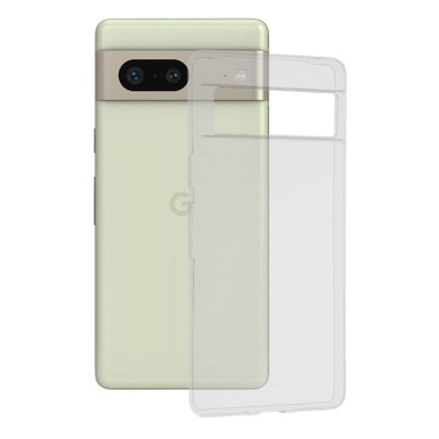 Husa pentru Google Pixel 7, Techsuit Clear Silicone, Transparent foto