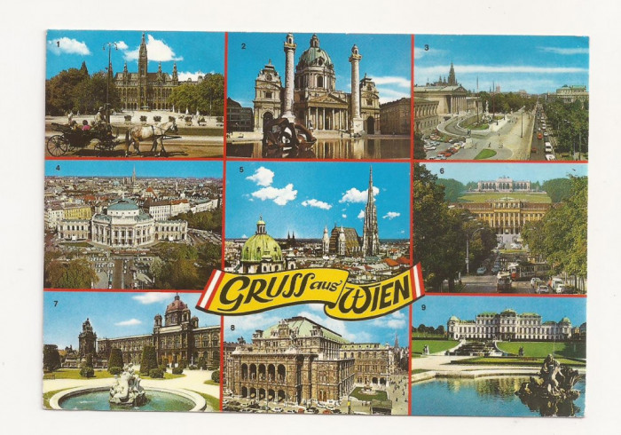 AT1 -Carte Postala-AUSTRIA- Viena, Gruss aus Wien , circulata 1994