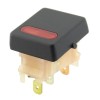 Intrerupator basculant, cu bec, 10A, 250V AC, 1656.1601, Marquardt, 253301