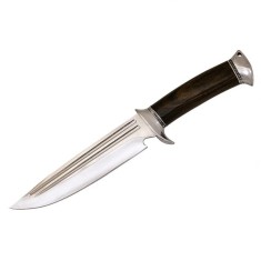 Cutit de vanatoare, IdeallStore&reg;, Woody Hunting, 29 cm, Maro