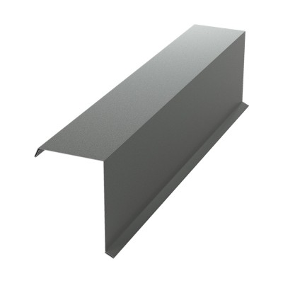 Bordura fronton Bilman, gri mat (RAL 7024), 2000 x 312.5 x 0.4 mm foto