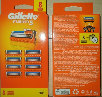 Rezerve Gillette Fusion set 8 bucati noi foto