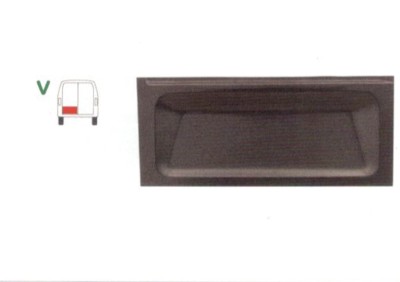 Panou reparatie usa Ford TRANSIT, 10.1985-07.2000, Model cu 2 usi spate, partea stanga, parte inferioara , usa spate; 385 mm, foto