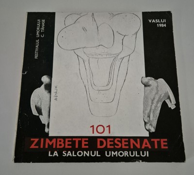 Album Caricaturi 101 Zambete Desenate la Salonul Umorului C Tanase 1984 foto