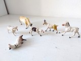 Lot figurine animale domestice, plastic, nemarcate