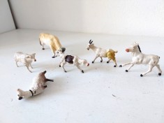 Lot figurine animale domestice, plastic, nemarcate