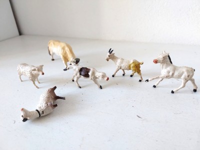 Lot figurine animale domestice, plastic, nemarcate foto