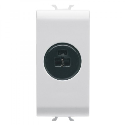 Priza audio si video audiofonic 1M Gewiss Chorus alb GW10454 foto
