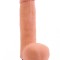 Vibrator Real Softee, Natural, 20.5 cm
