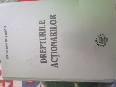 Drepturile actionarilor - Cristian Duțescu foto