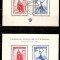 CEHOSLOVACIA 1952 EXPOZITIA FILATELICA BRATISLAVA 2 COLITA NESTAMPILATA +STAMP