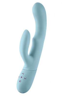 Vibrator Balai Swaying Motion FemmeFunn, 12 Moduri Vibratii, Silicon Premium, USB, Albastru Deschis, 23.1 cm foto
