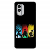 Husa compatibila cu Nokia X30 Silicon Gel Tpu Model Demon Slayer Team