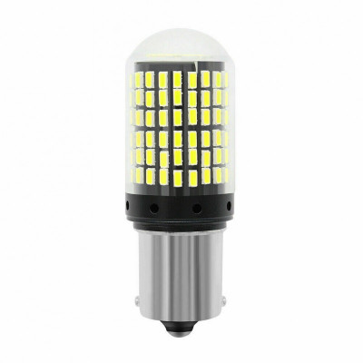 Bec Led Auto Techstar&amp;reg; BA15S, 1156, Alb Rece, 6000K, 12V, 800 lm foto