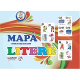 Mapa Litere Alfabet A4, 24 Fise Arhi Design - Materiale Educative Copii, Jocuri Educative, Abecedar