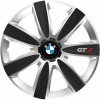 Set 4 Capace Roti 17 inch GTX Carbon Gri Negru BMW Autohelix MSA Aftermarket (Compatibil Jante Otel)