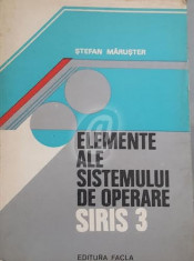 Elemente ale sistemului de operare Siris 3 foto