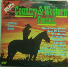 VINIL The Country All Star Reunion ? Country &amp;amp; Western Festival 2XLP ( VG++) foto