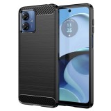 Husa Motorola Moto G14 Asteroid GSM Carbon Silicone, negru