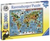Puzzle Harta Animalelor, 300 Piese, Ravensburger