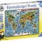 Puzzle Harta Animalelor, 300 Piese