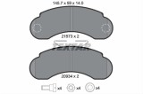 Set placute frana TEXTAR 2157302