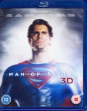Blu Ray 3D: Man of Steel ( versiune 2D si 3D - vezi descriere )
