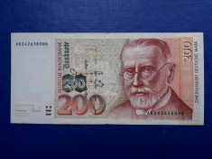 200 Mark 1996 bancnota marci Germania foto