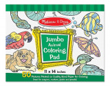 Caiet jumbo cu planse pentru colorat Animale Melissa and Doug