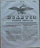 Ziarul Buletin , gazeta oficiala a Principatului Valahiei , nr. 37 , 1839