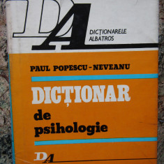 DICTIONAR DE PSIHOLOGIE-PAUL POPESCU NEVEANU