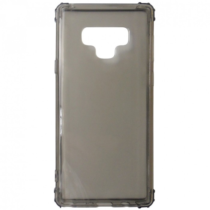 Husa spate silicon fumuriu transparent, colturi intarite, pentru Samsung Galaxy Note 9