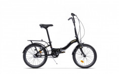 Bicicleta Pliabila Pegas Camping 3S Negru Mat ( AL ) foto