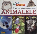 Invata Literele Zoo Alfabet Carte Copii Educativa Ilustrata