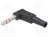 Conector jack, Jack 6,3mm, 3 contacte, tata, CLIFF - FM1106B