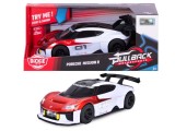 DICKIE TOYS PULL BACK MOTORSPORTS MASINA PORSCHE MISSION R CU LUMINI SI SUNETE 28CM