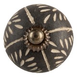 Cumpara ieftin Buton mobilier ceramica multicolora &Oslash; 4x4 cm / S3 cm