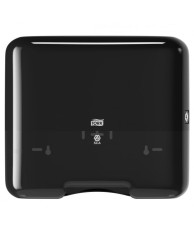 Dispenser Prosoape Hartie Pliate Tork Mini, Negru foto