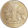 Trinidad Tobago 1 Dolar 1979 - (FAO - Food for All) V17, 32 mm KM-38 UNC !!!, America de Nord