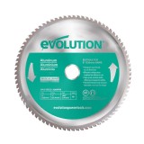 Panza circular pentru taiat aluminiu, pentru fierastraie circulare Evolution 230mm, &Oslash;230 x 25.4 mm, 80 de dinti TCT