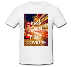 Tricou &amp;quot; Fight covid 19 &amp;quot; foto