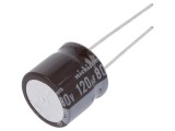 Condensator electrolitic THT 120uF 80V 16x15mm